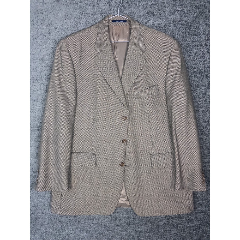 VTG Ralph Lauren Blazer Mens‎ 46T Brown Business Academia 3 Button 100% Wool
